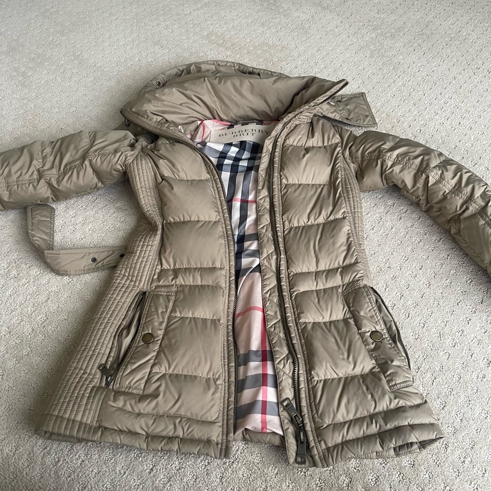 Relisted Burberry Brit puffer winter coat xs size 2